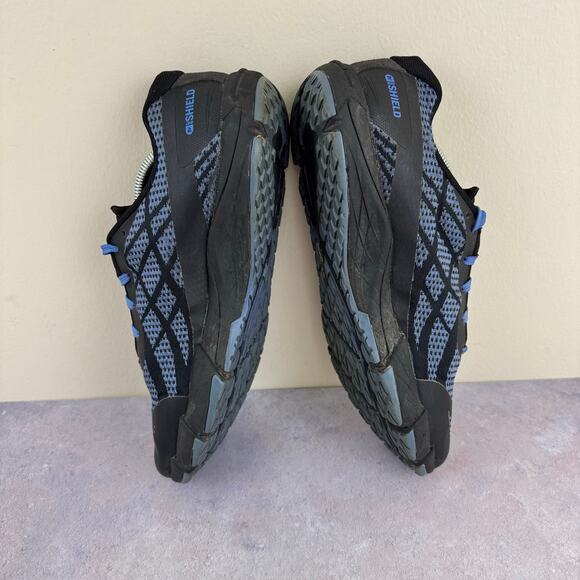 Merrell Bare Access Flex Shield Blue Trail Running Shoes J77612 Womens Size 8.5 - Picture 6 of 12